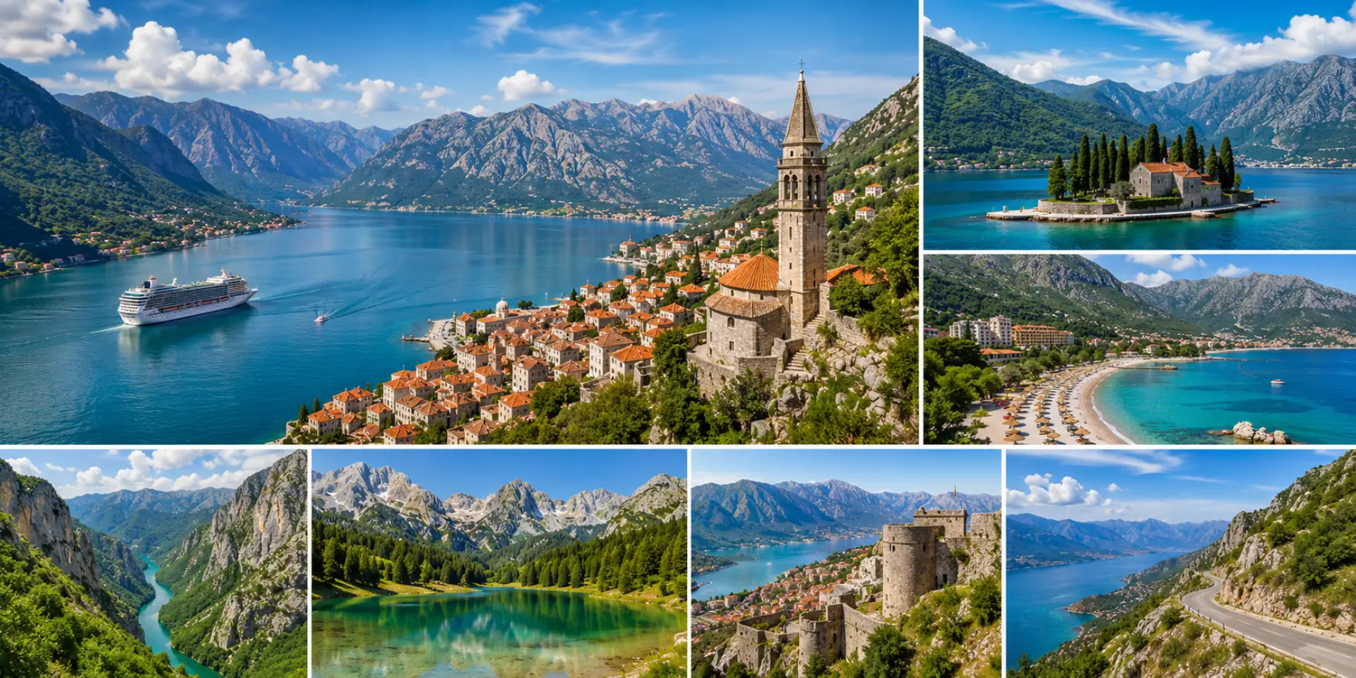 Montenegro destinations — Kotor, Budva, Tivat and more